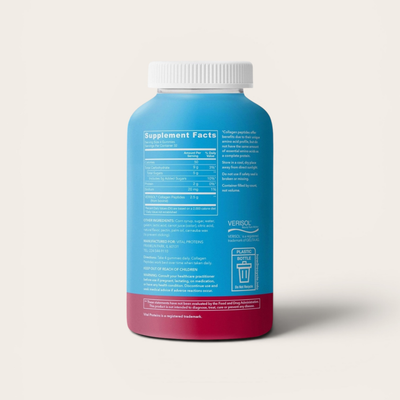 Vital Proteins Collagen Gummies, Raspberry 128 Count