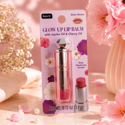Glow Up Lip Balm con Aceite de Jojoba y Aceite de Cereza