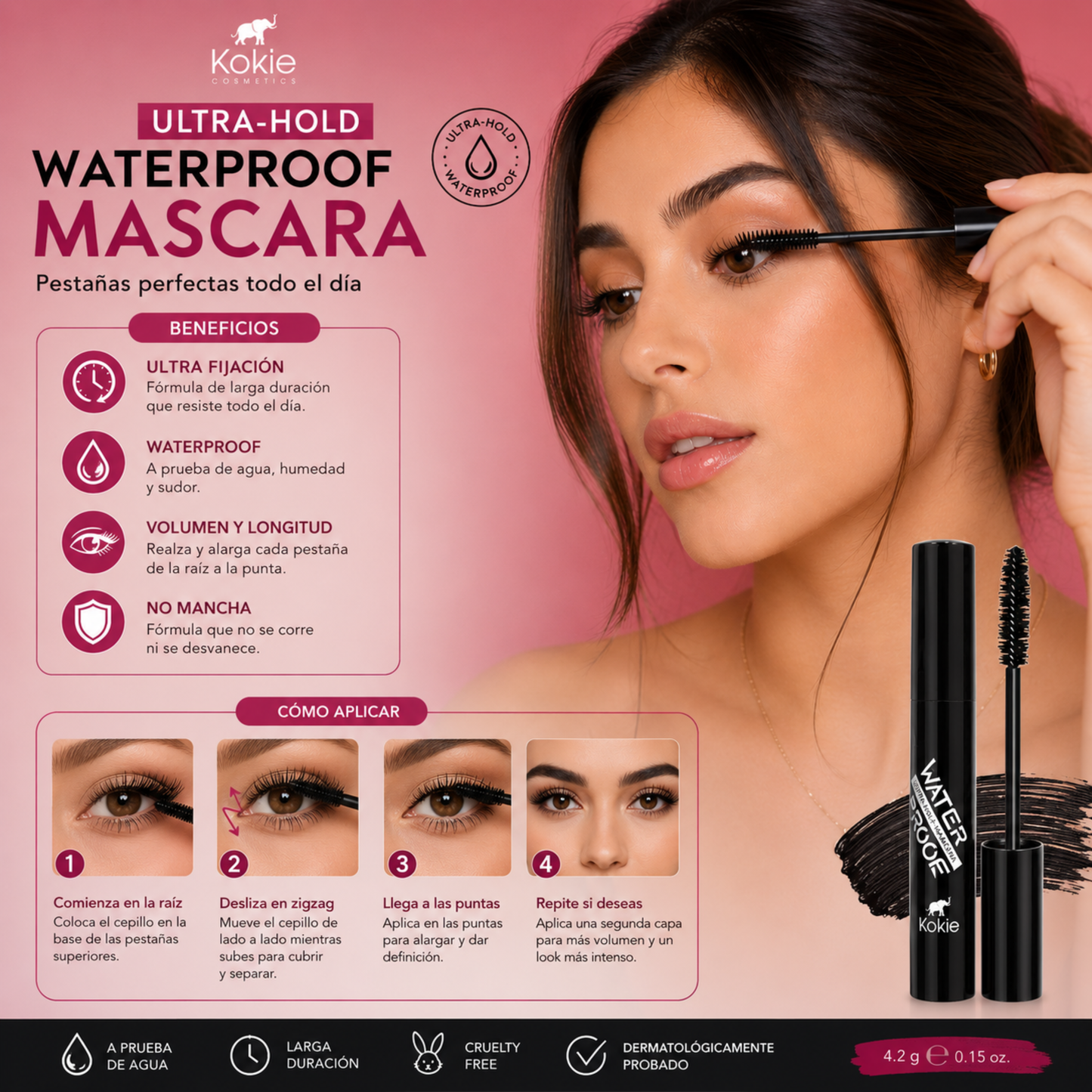 Kokie Ultra-Hold Waterproof Mascara