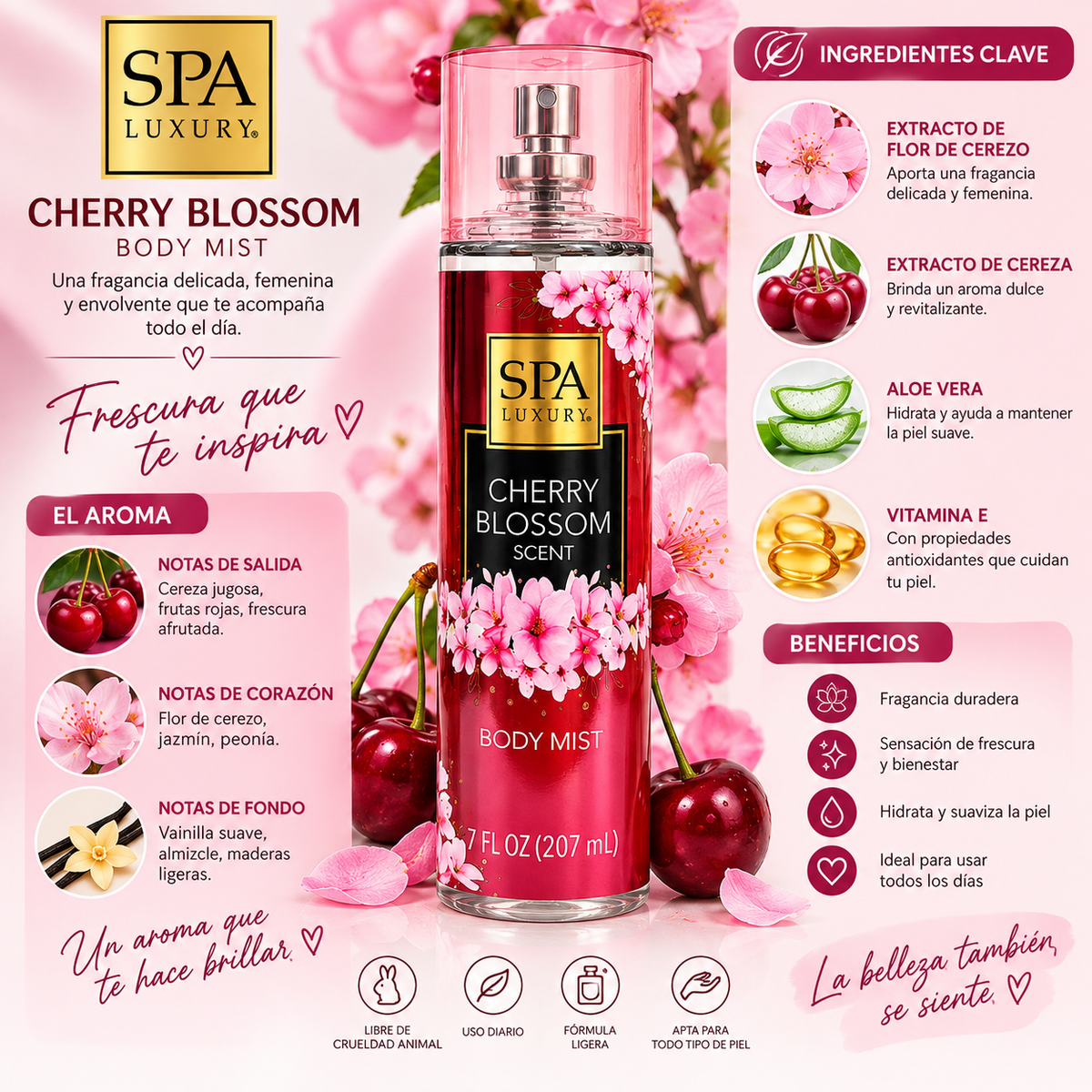 SPA LUXURY, Splash (Cherry Blossom)