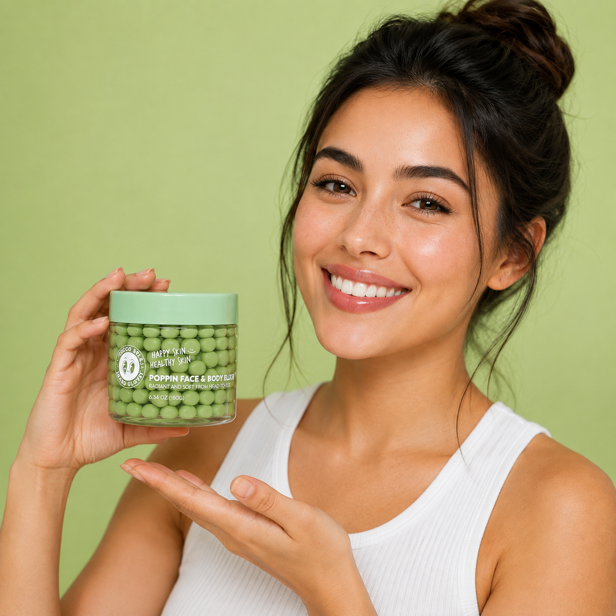 HAPPY SKIN, Gel Facial (Coconut Pop)