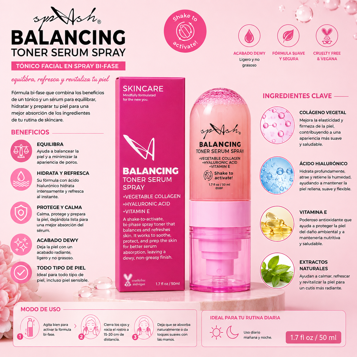 LA SPLASH, Serum Tonico Facial