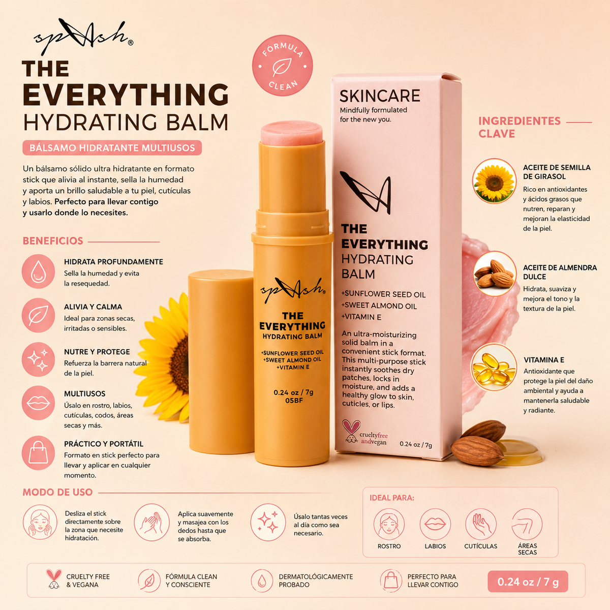 LA SPLASH, Balsamo Hidratante Facial