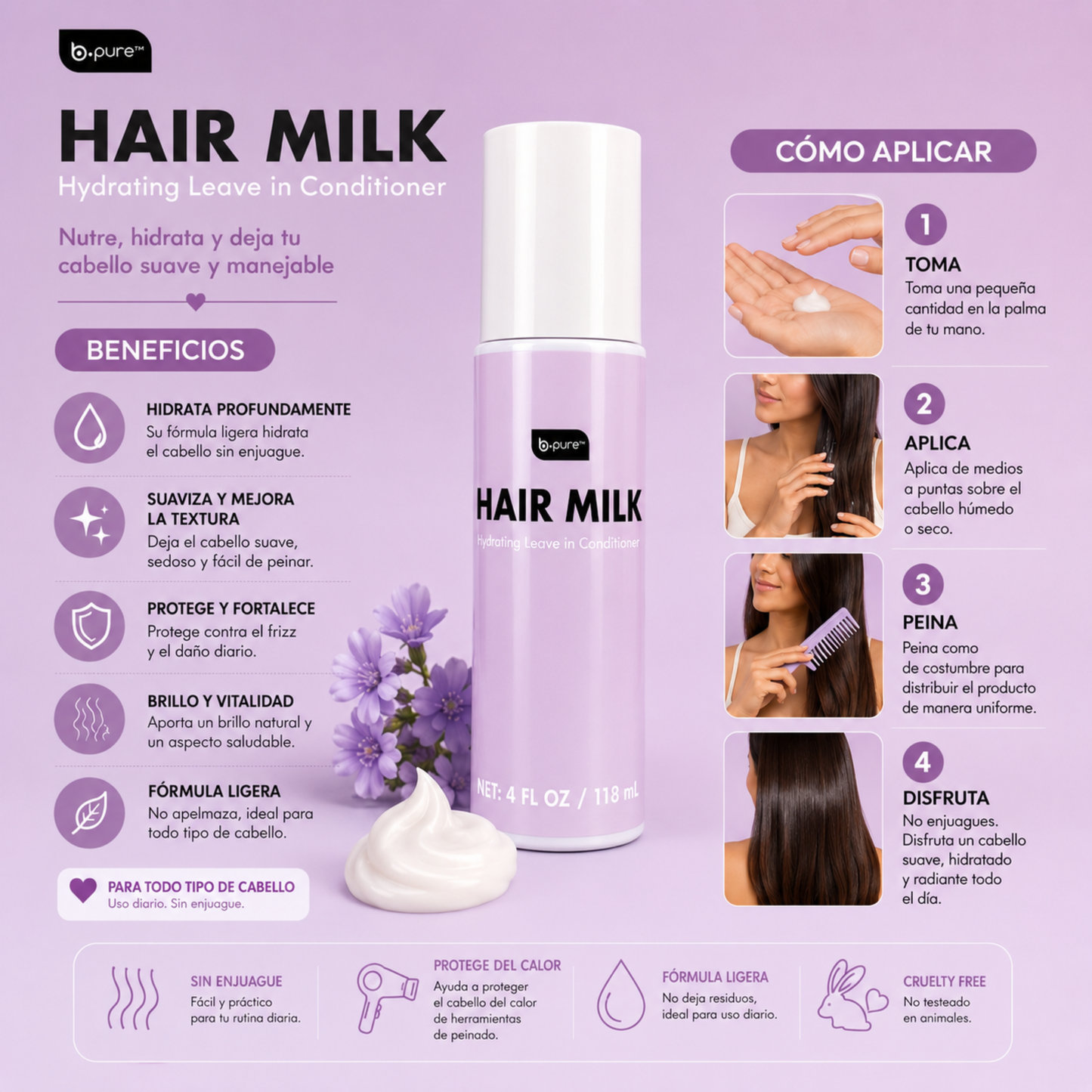 Hair Milk Hydrating Leave-In Conditioner