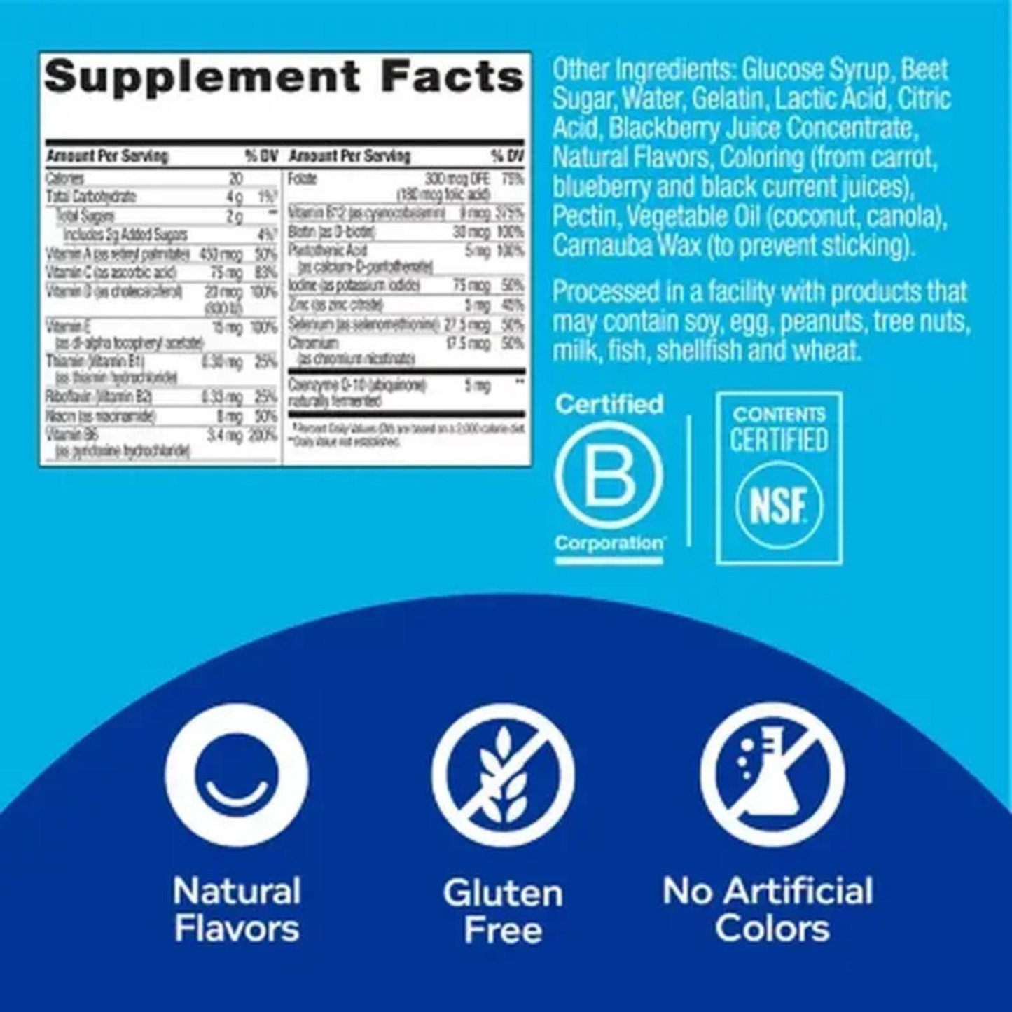 OLLY Men's Multivitamin, 200 Gummies