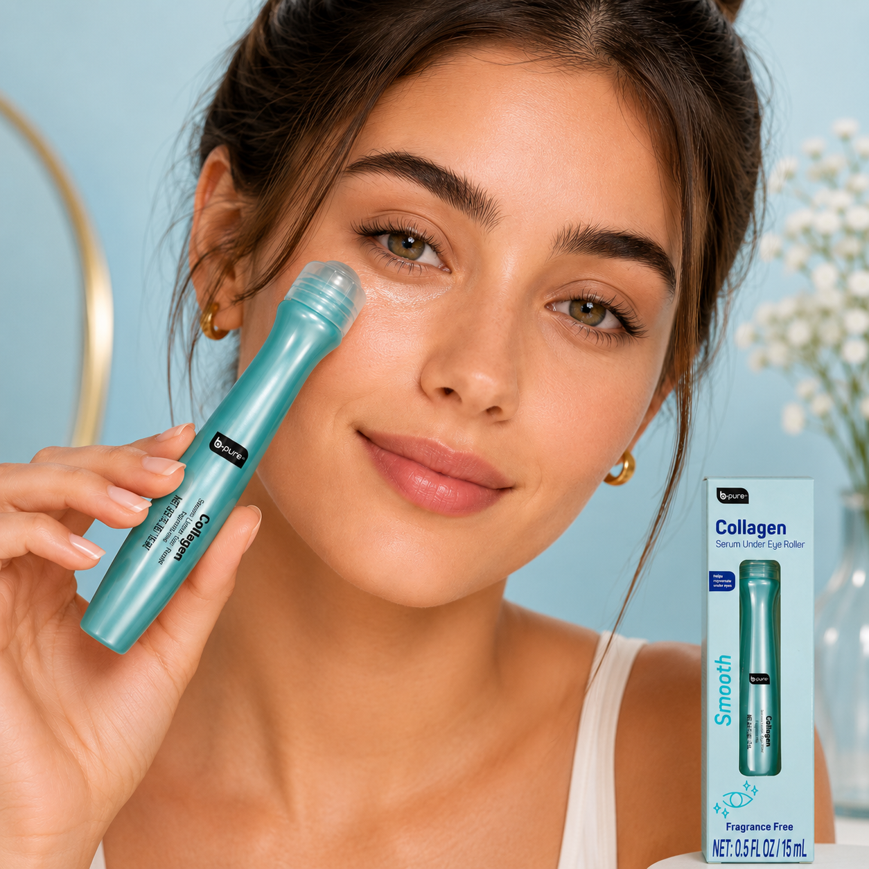 B•pure Collagen Serum Under Eye Roller – Smooth