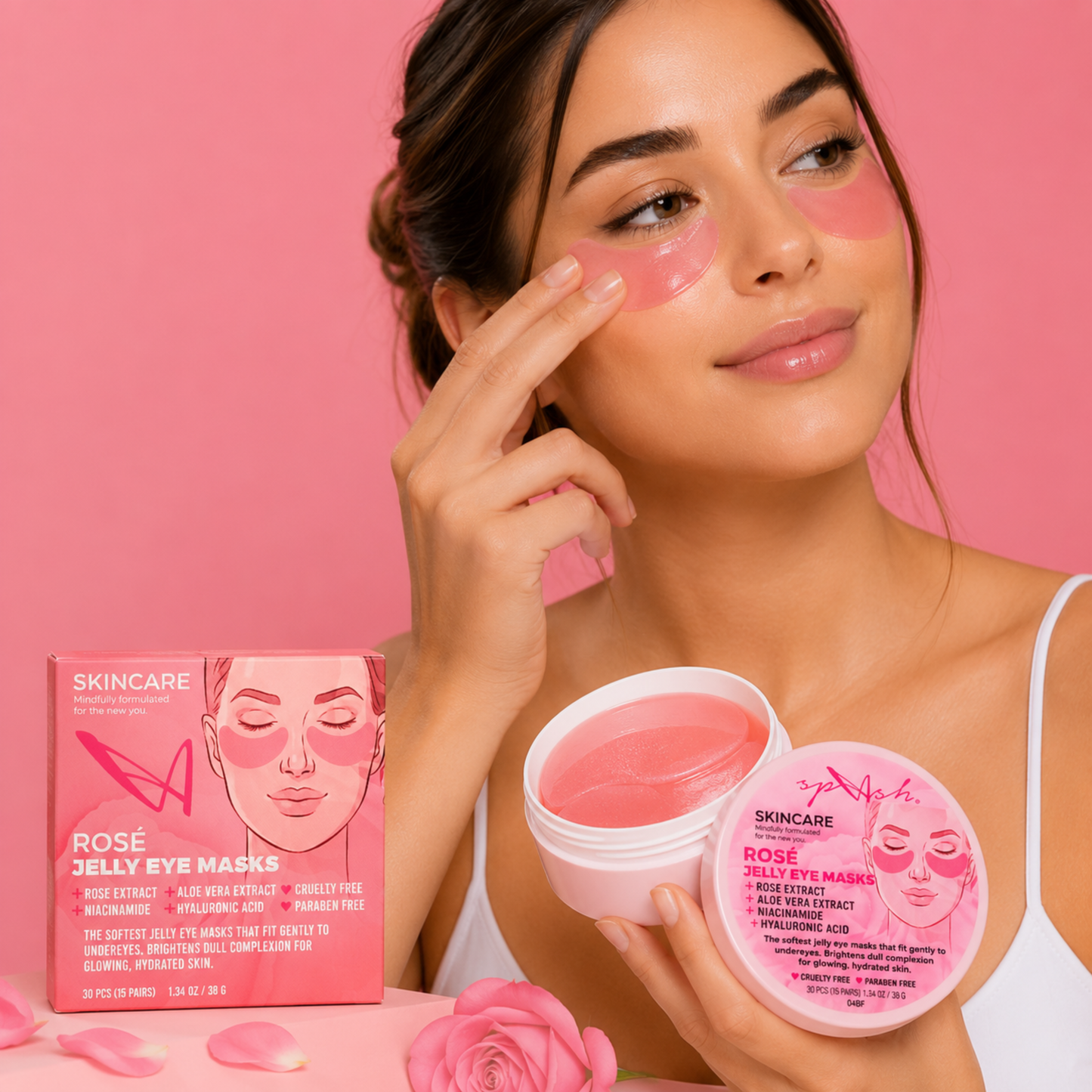 Rosé Jelly Eye Mask