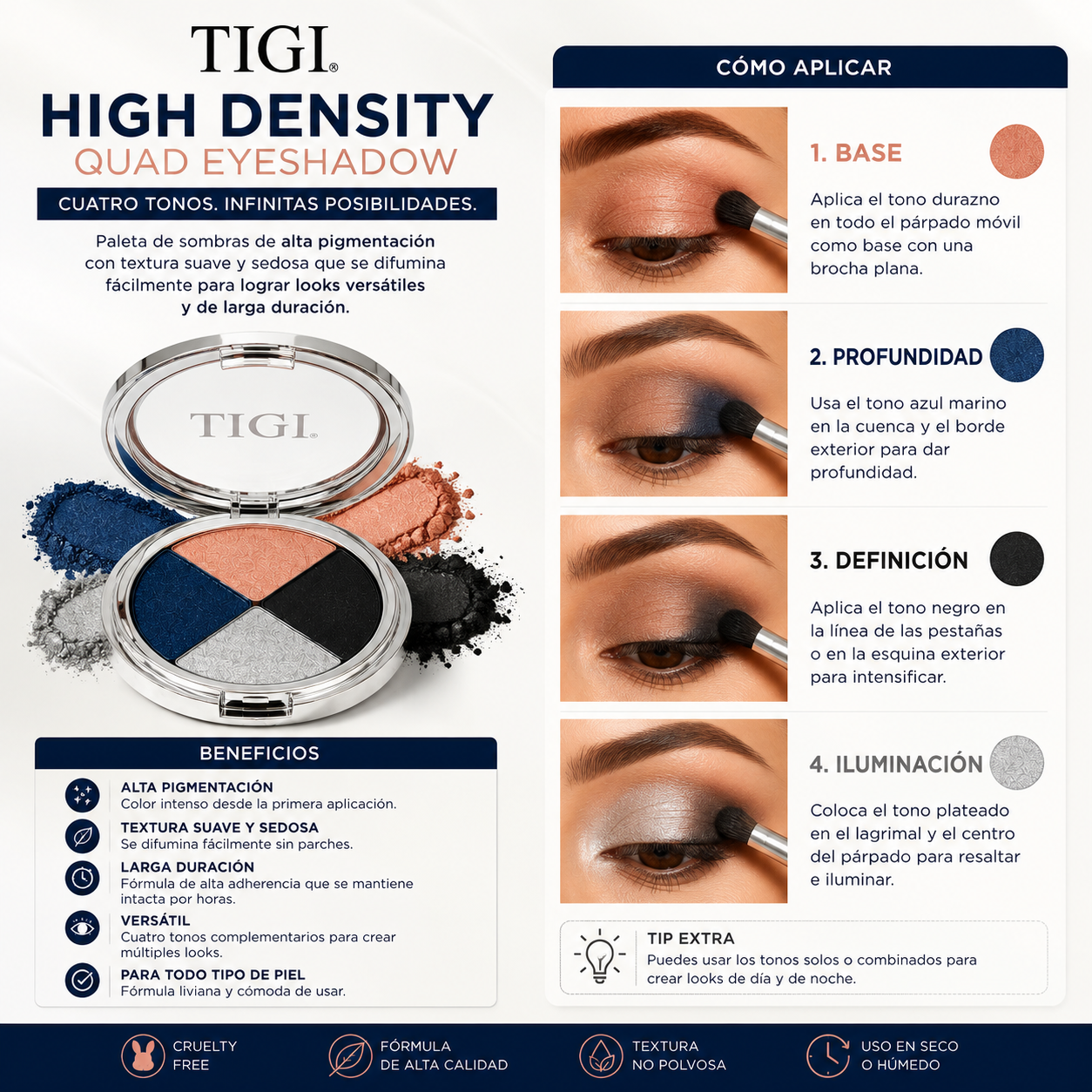 TIGI High Density Quad Eyeshadow – Last Call