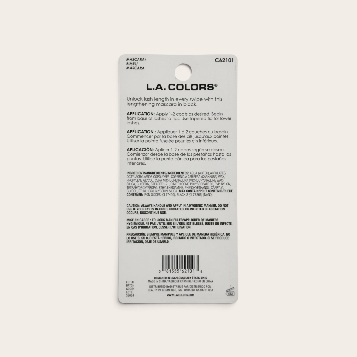 L.A. COLORS Totally Iconic Length Mascara