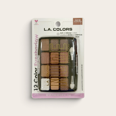 L.A. COLORS 12 Color Eyeshadow (Traditional)