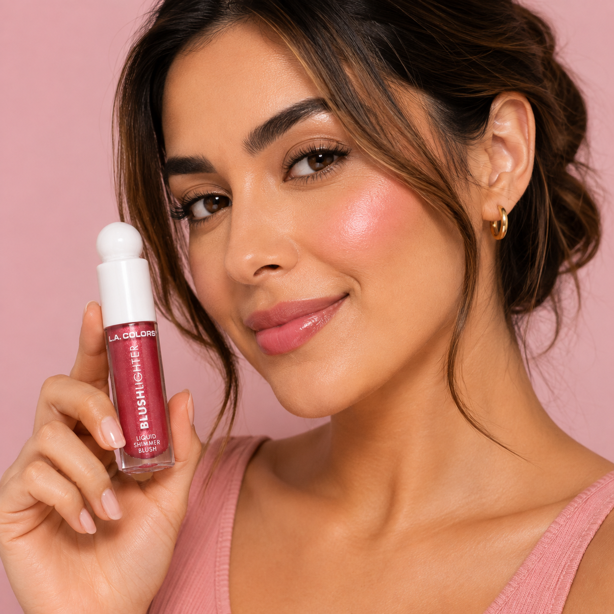 L.A. COLORS Blushlighter – Liquid Shimmer Blush (Cherished)