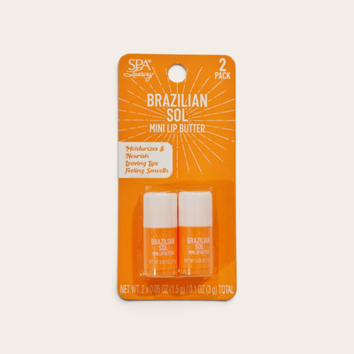 Brazilian Sol Mini Lip Butter (2 Pack)