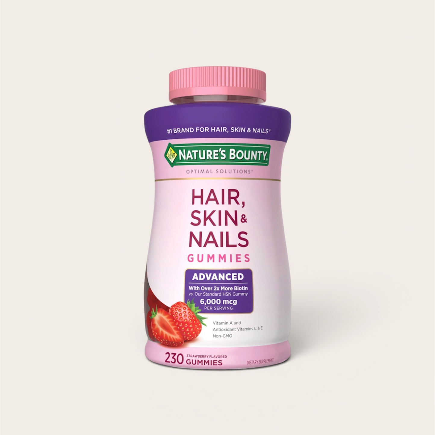 Nature's Bounty Hair, Skin and Nails Advanced, 230 Gummies