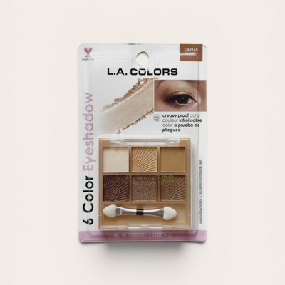 L.A. COLORS 6 Color Eyeshadow – Tono Haute