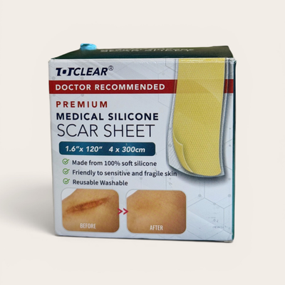 TOTCLEAR® Premium Medical Silicone Scar Sheet – Lámina de Silicona para Cicatrices