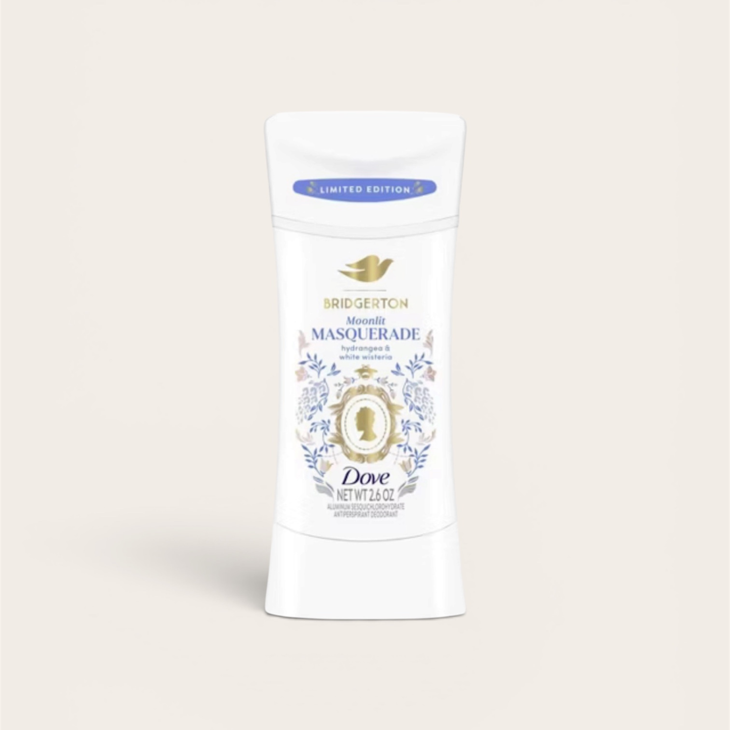 Dove Bridgerton Antiperspirant & Deodorant Stick - Masquerade - 2.6oz