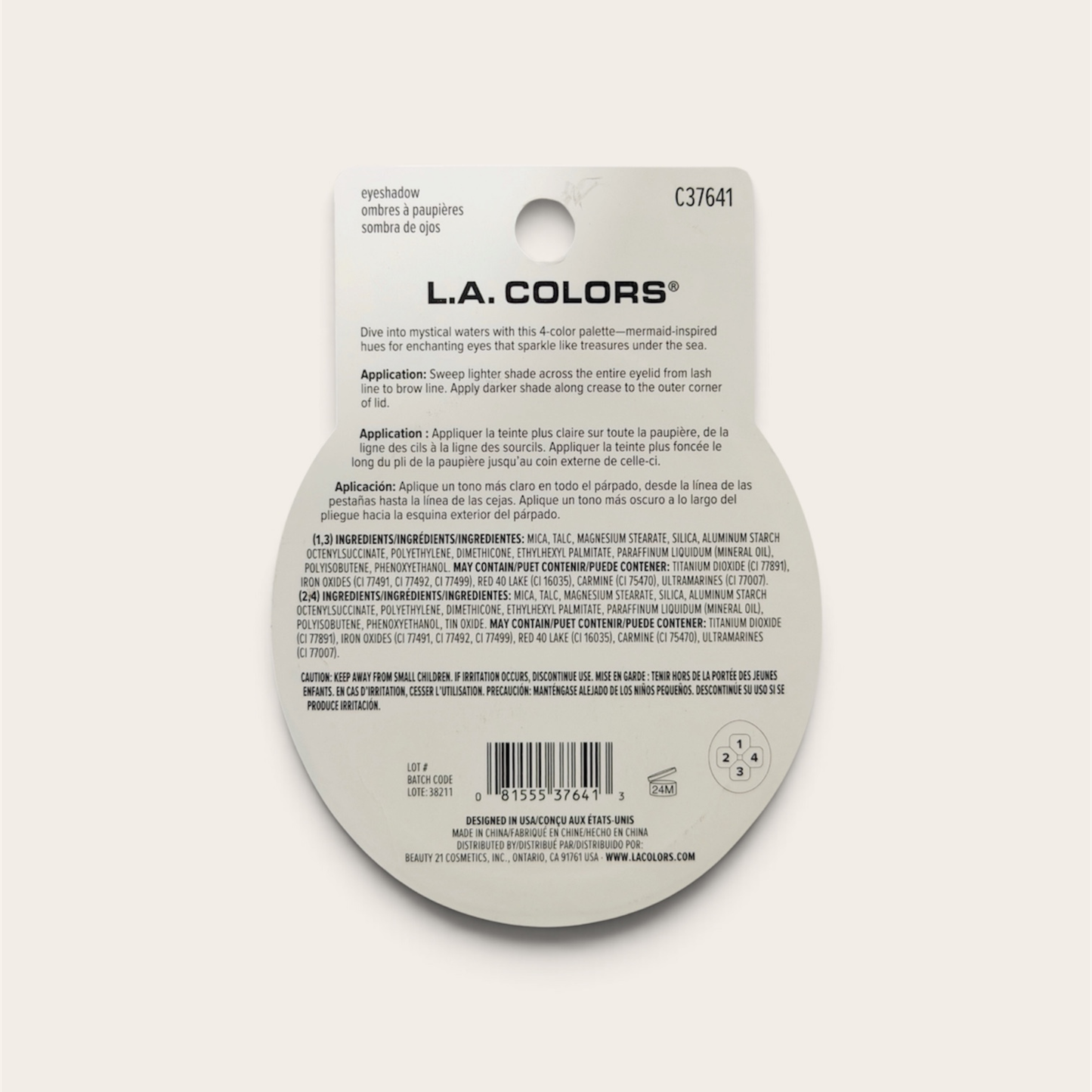 L.A. Colors Eyeshadow – Mermaid Vibes