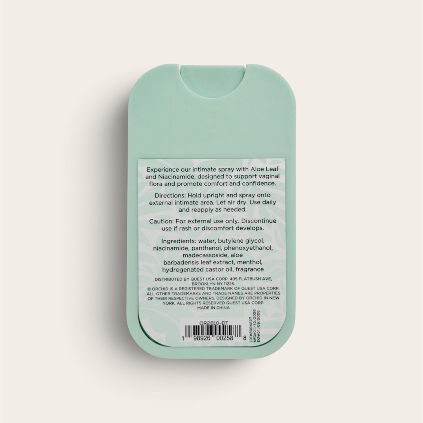 Orchid Microbiome Balancing Intimate Spray – 50 ml