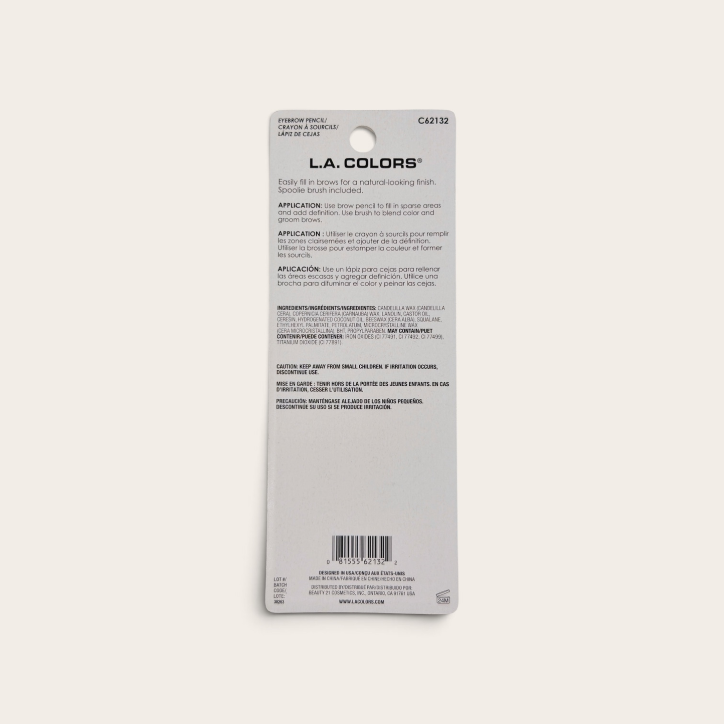 L.A. COLORS Brow Pencil – Soft Brown