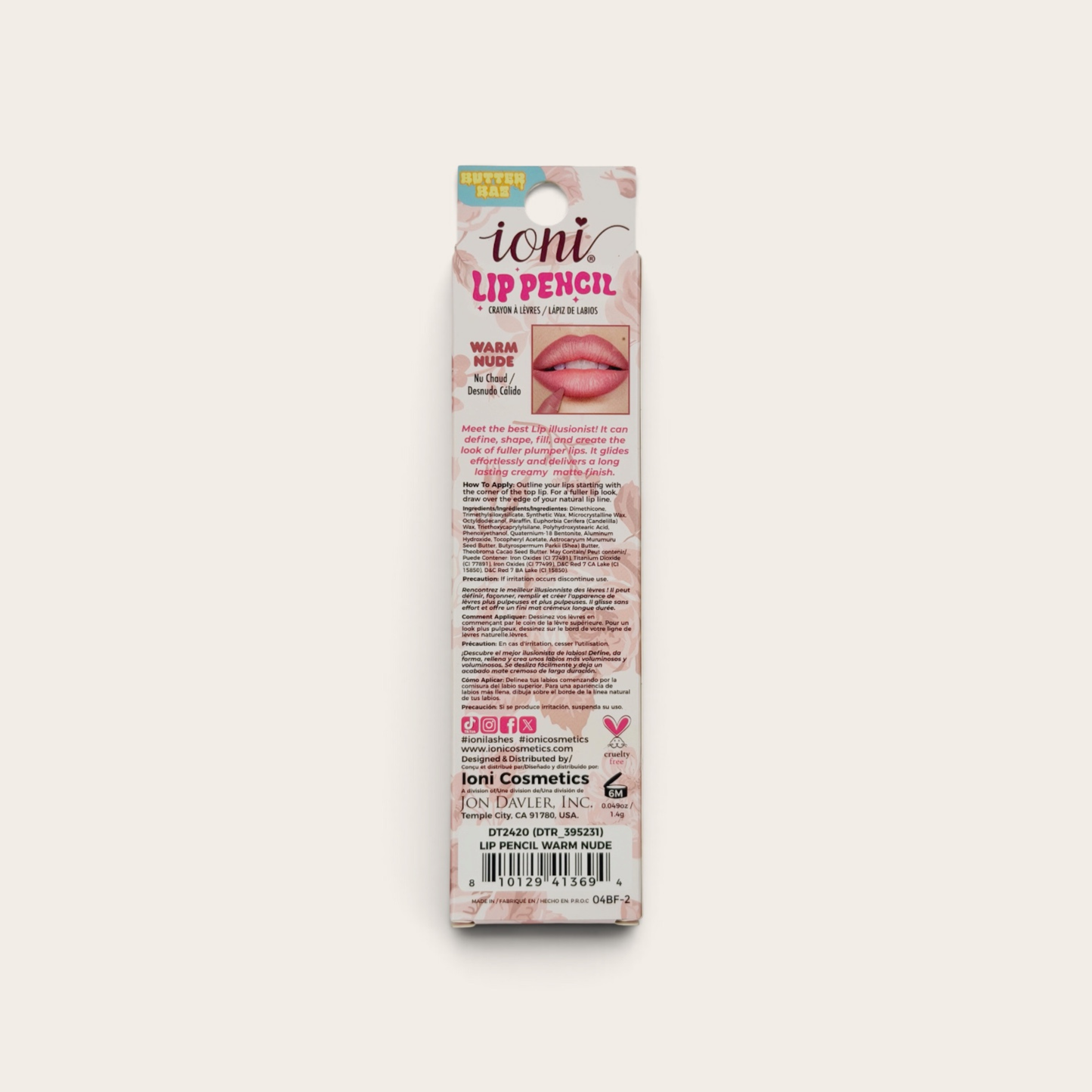 Ioni Lip Pencil – Warm Nude