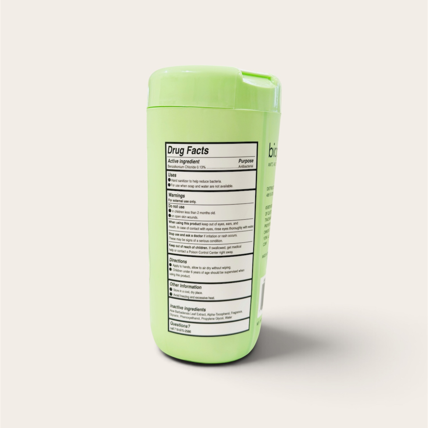 Biopure Anti-Bacterial Hand Wipes – Paños Húmedos Antibacteriales