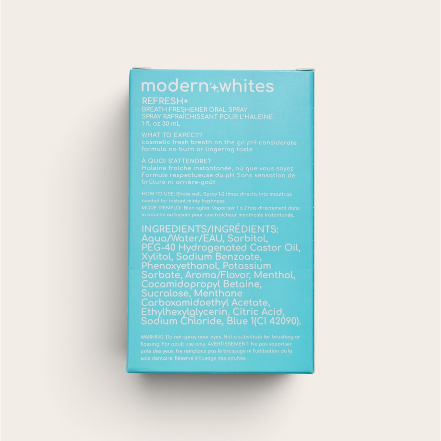 Modern Whites Refresh+ Breath Freshener Oral Spray – 30 ml
