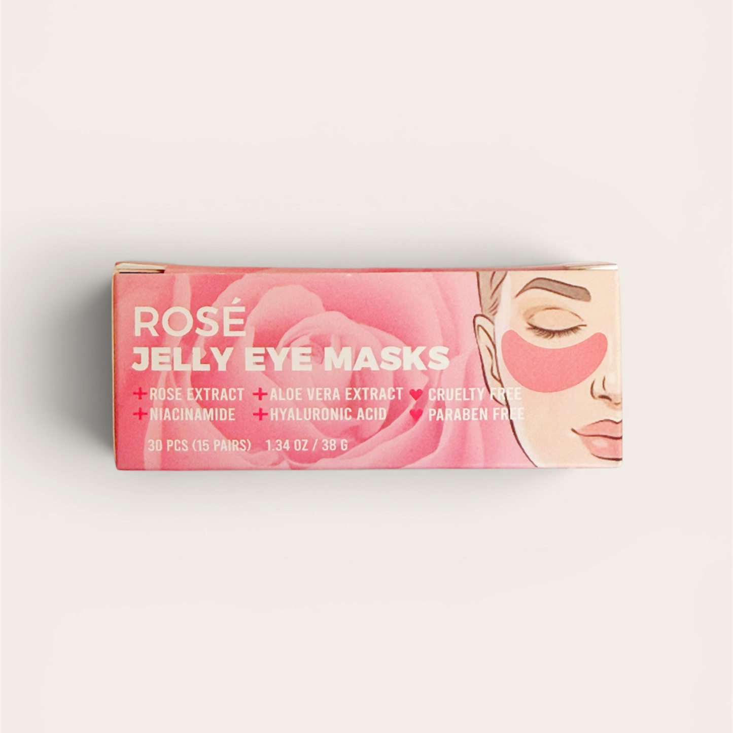 Rosé Jelly Eye Mask