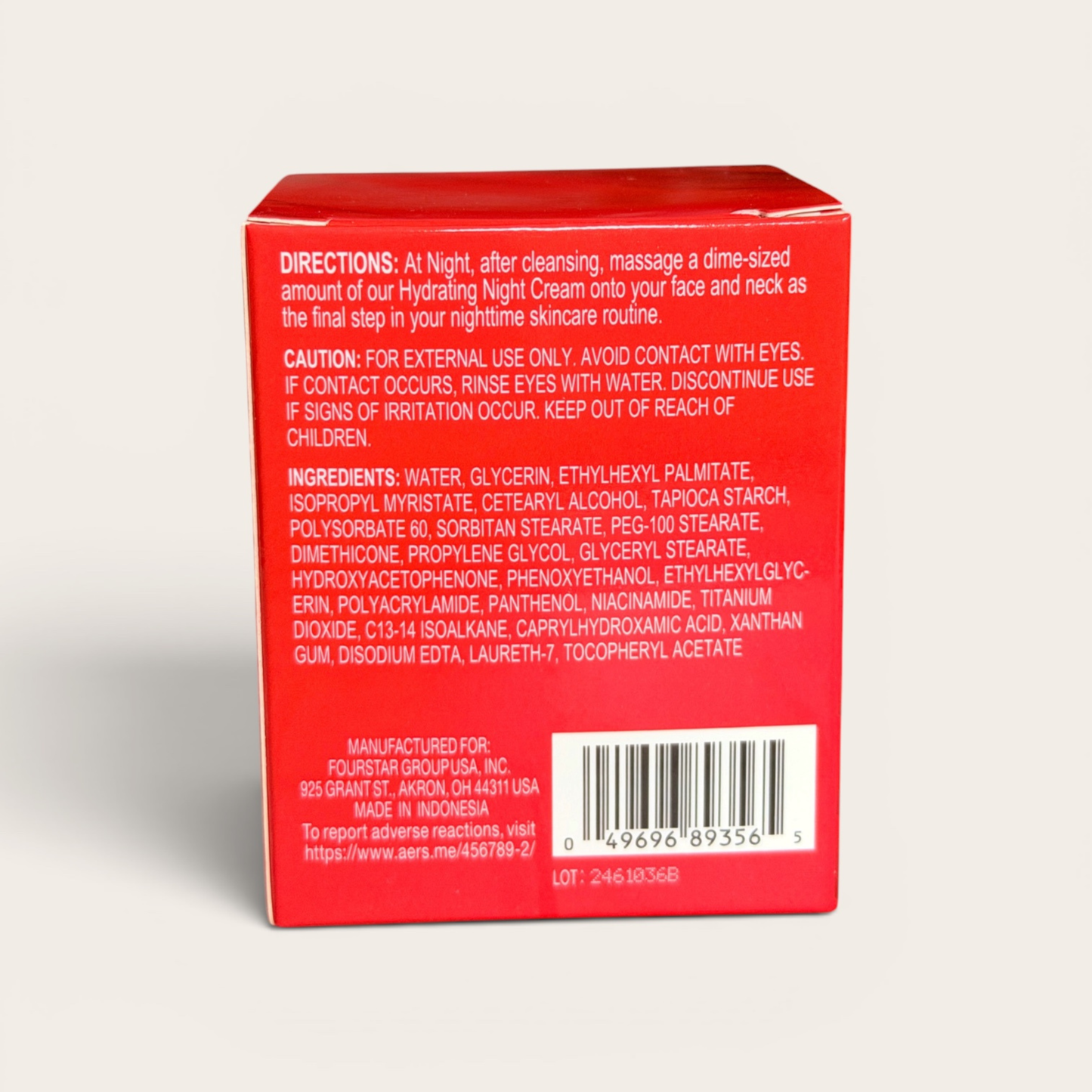 B.PURE Hydrating Night Cream (Revitilizing)