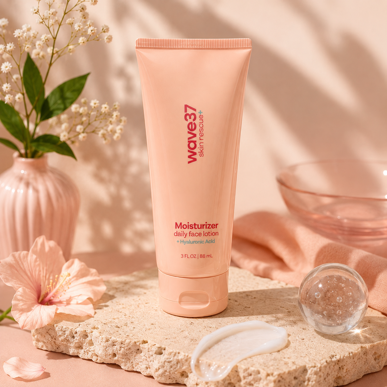 Wave37 Skin Rescue+ Moisturizer Daily Face Lotion
