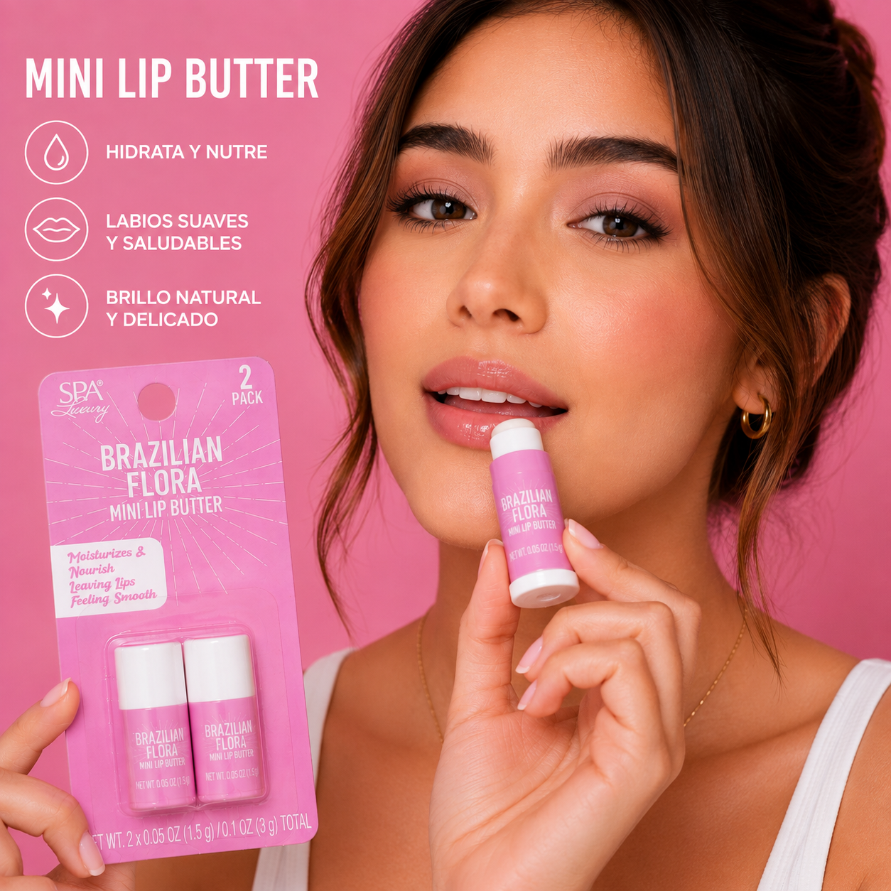 Brazilian Flora Mini Lip Butter (2 Pack)