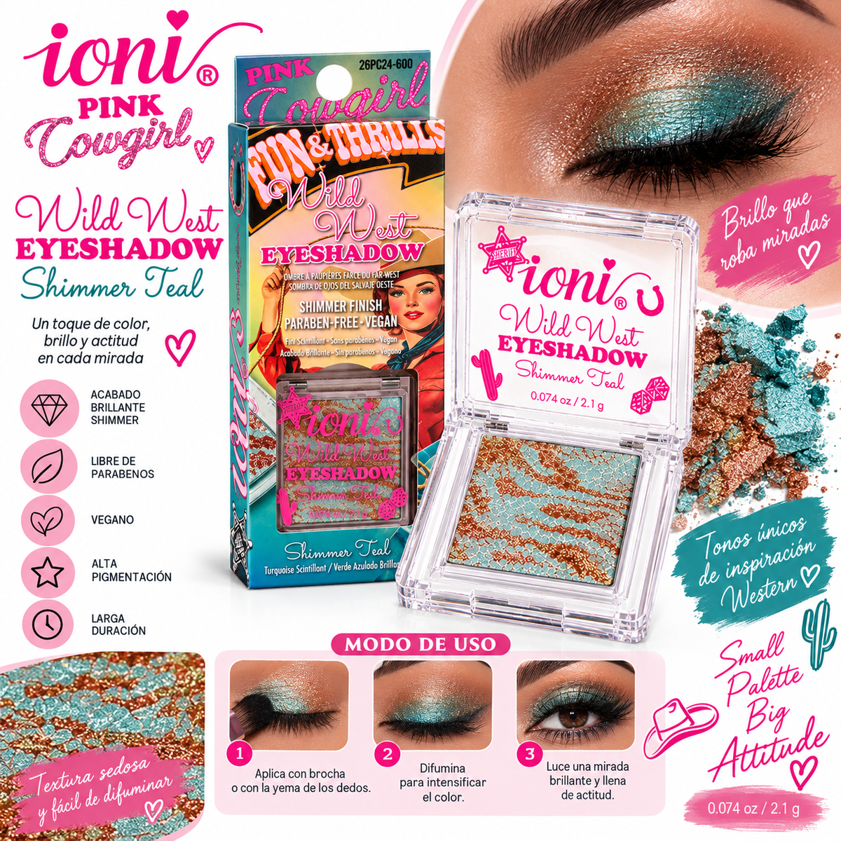 IONI, Sombras (Shimmer Teal)