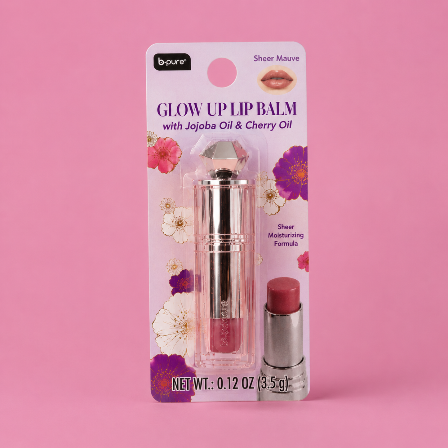 Glow Up Lip Balm con Aceite de Jojoba y Aceite de Cereza