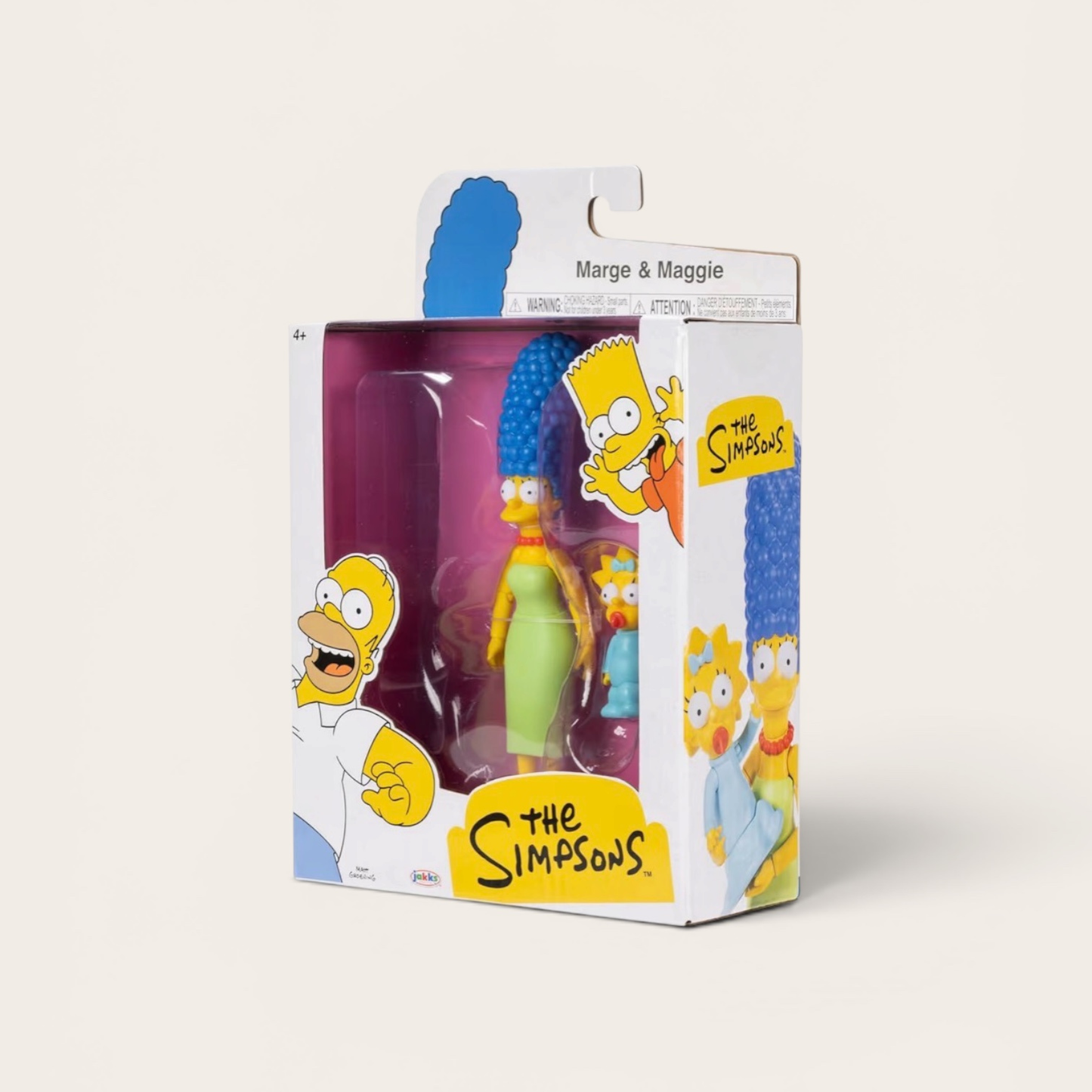 Jakks Pacific The Simpsons Marge Simpson with Maggie Simpson 5-in Action Figure