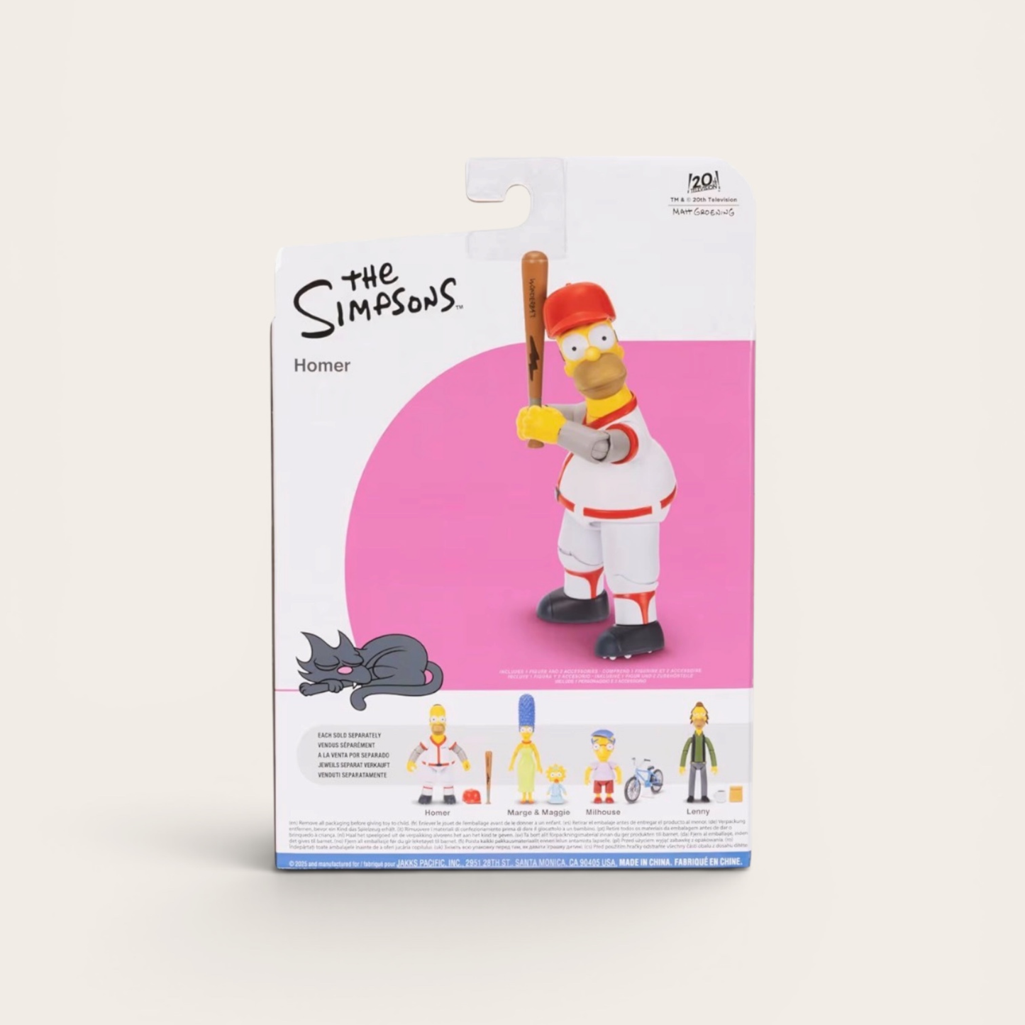 The Simpsons Wave 3 Homer Action Figure [Baseball Uniform]