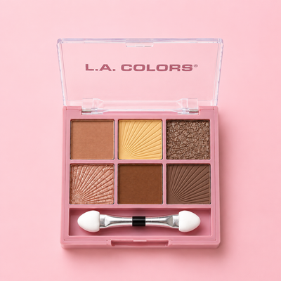 L.A. COLORS 6 Color Eyeshadow – Tono Almost Nude *7
