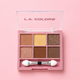 L.A. COLORS 6 Color Eyeshadow – Tono Almost Nude *7