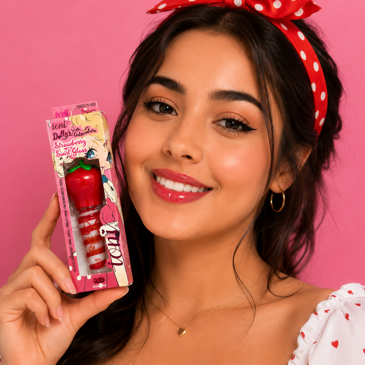 Ioni Dolly’s Adventure Strawberry Swirl Gloss – (Red)