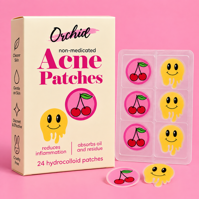 ORCHID, Parches para el acne (Cherry + Happy Face)