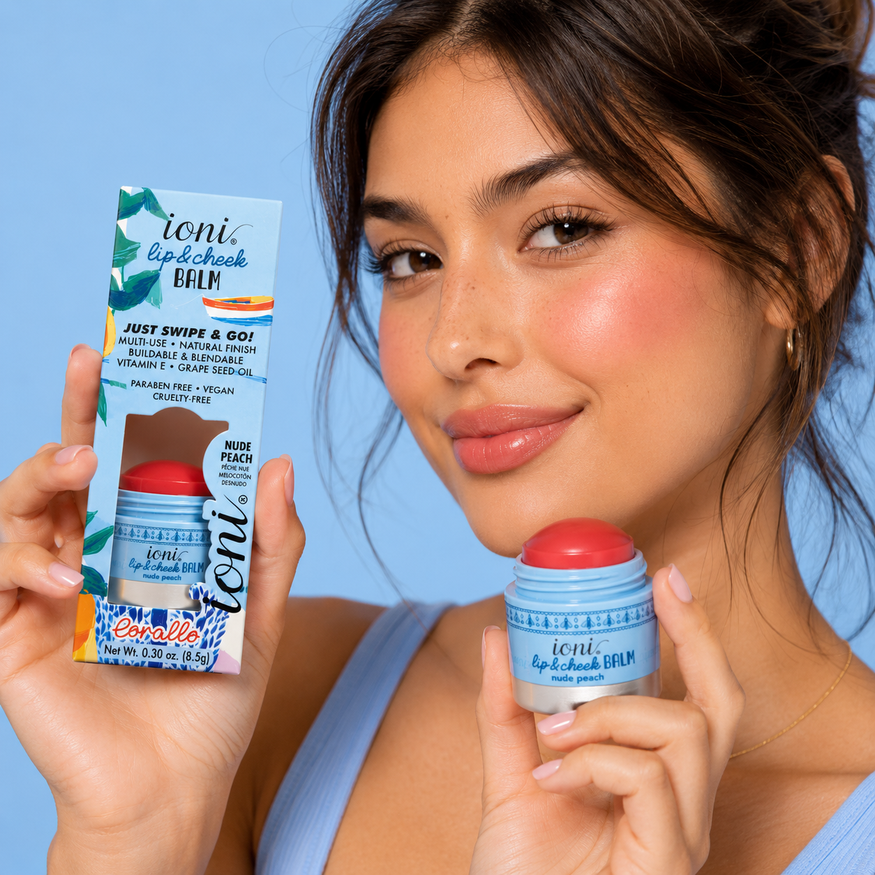 IONI Lip & Cheek Balm - Corallo -  (Nude Peach)