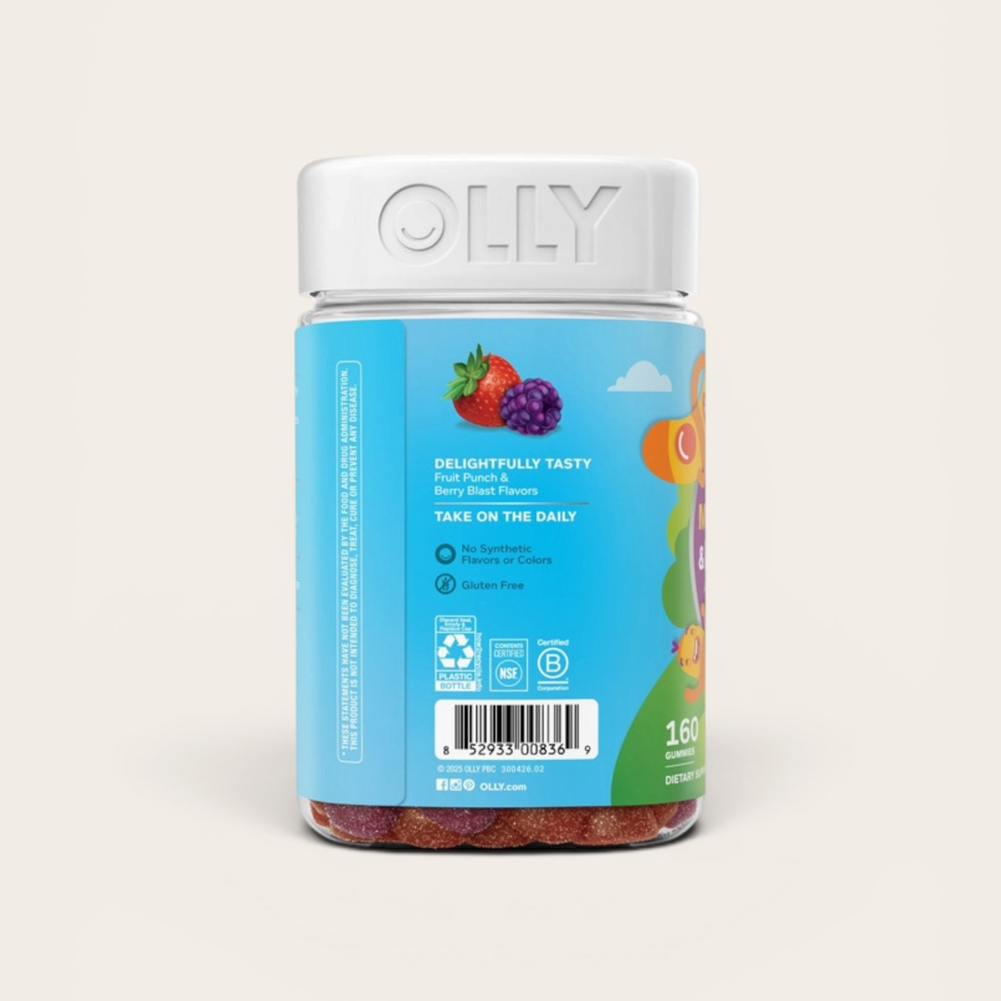 OLLY Kids Multivitamin & Probiotic, 160 Gummies