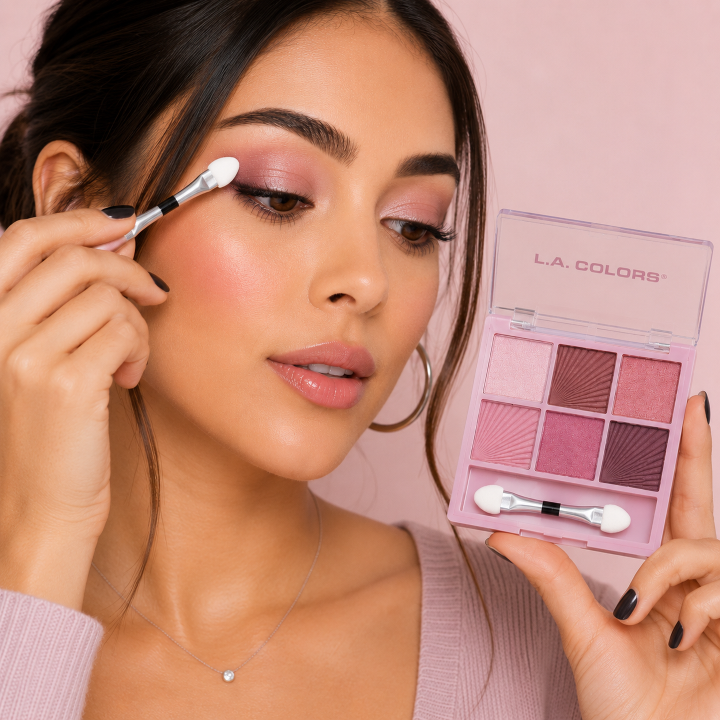 L.A. COLORS 6 Color Eyeshadow – Tono Playful