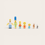 The Simpsons Family Mini Figure Set 7cm