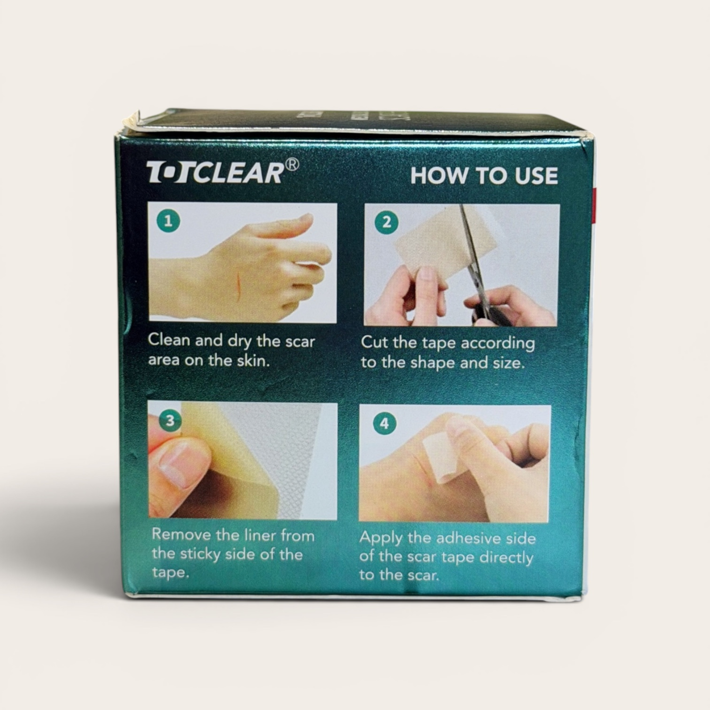 TOTCLEAR® Premium Medical Silicone Scar Sheet – Lámina de Silicona para Cicatrices