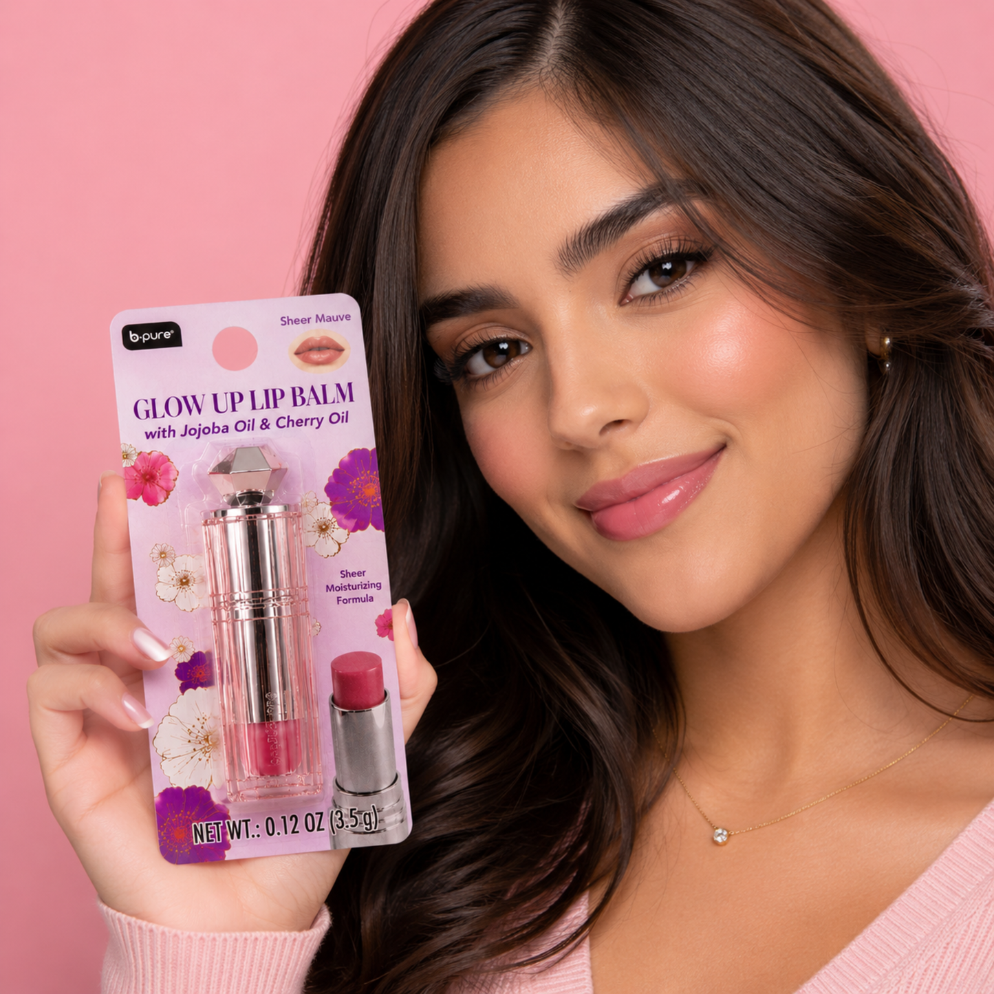 Glow Up Lip Balm con Aceite de Jojoba y Aceite de Cereza