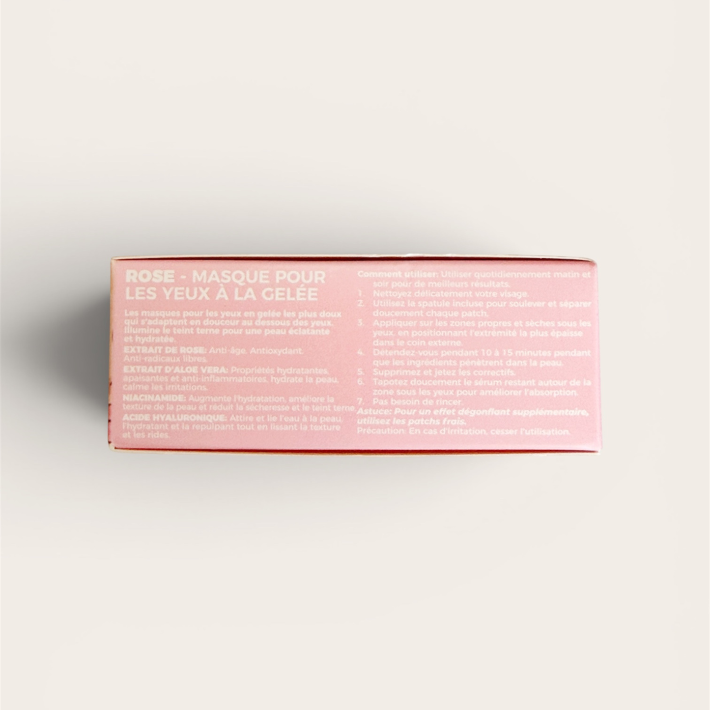 Rosé Jelly Eye Mask