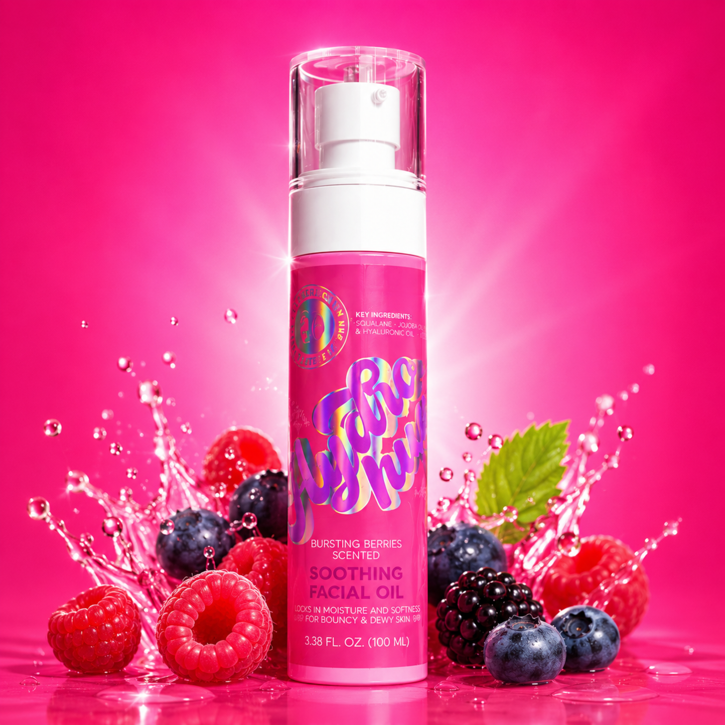 HAPPY SKIN Hydra Hui – Soothing Facial Oil (Bursting Berries)