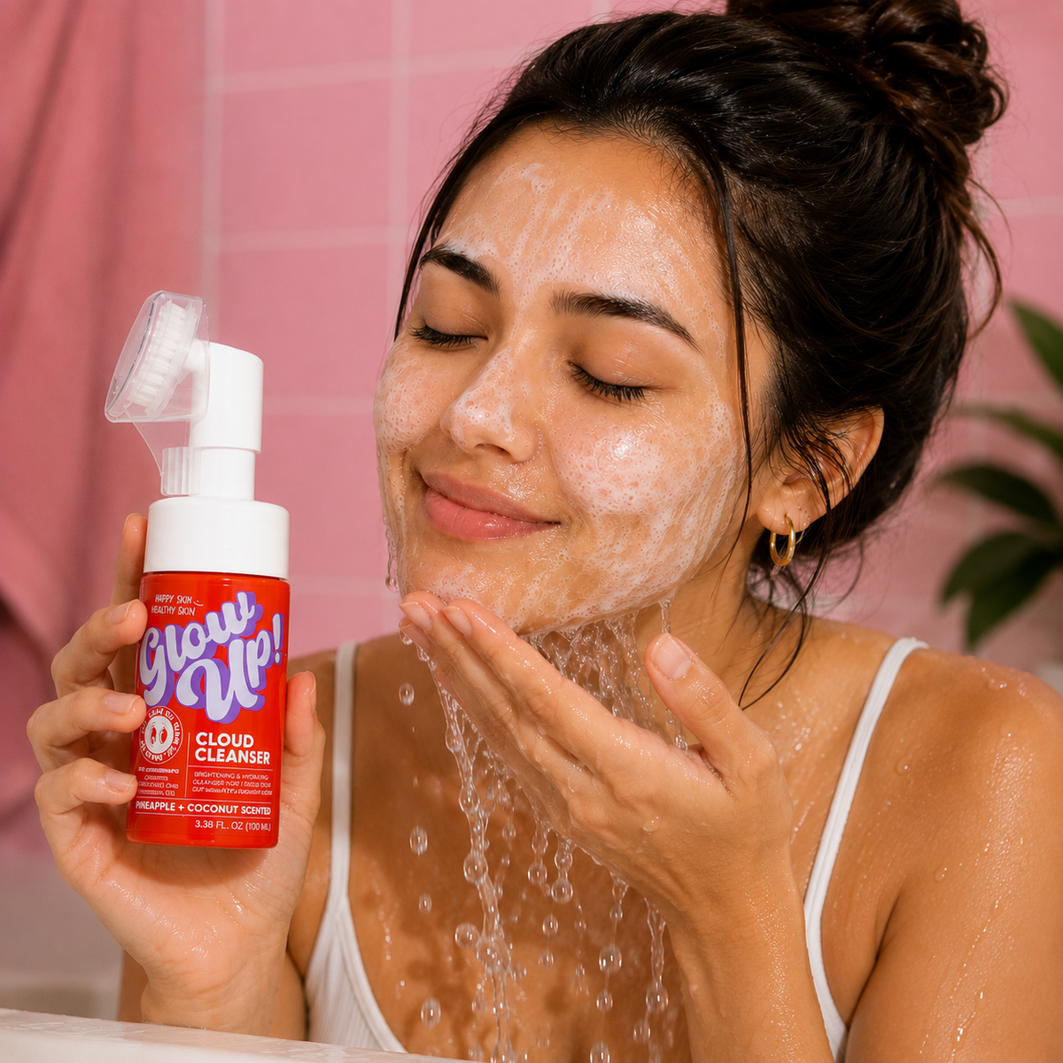 HAPPY SKIN, Limpiador Facial Espuma