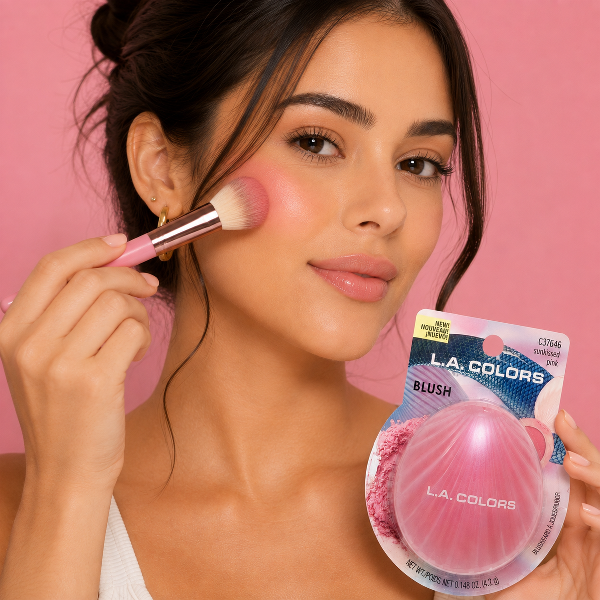 L.A. COLORS, Rubor (Sunkissed Pink)