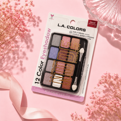 L.A. COLORS 12 Color Eyeshadow (Glamorous)