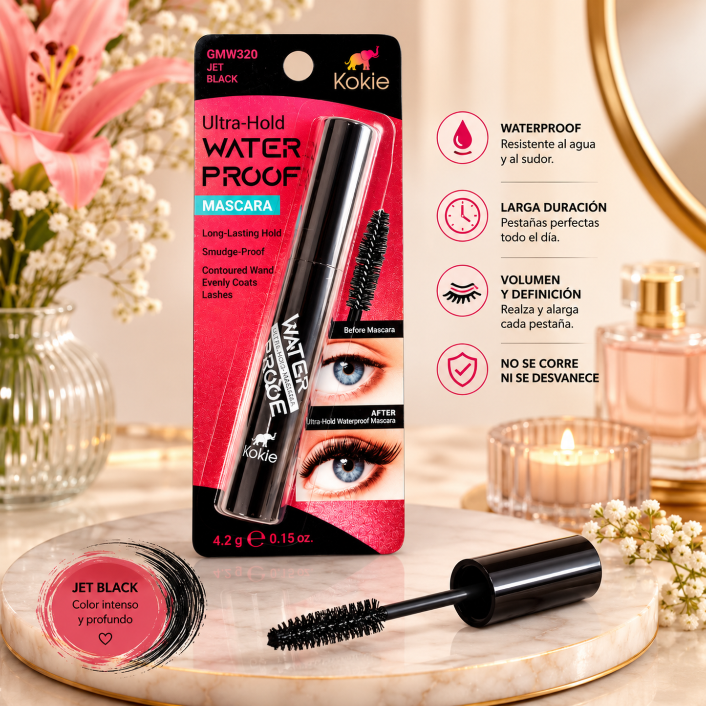 Kokie Ultra-Hold Waterproof Mascara